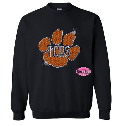 TCES Paw Crewneck