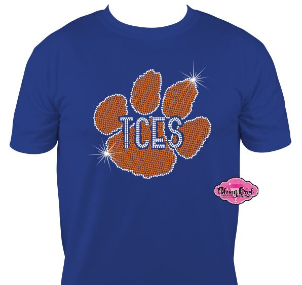 TCES Paw Unisex Tshirt