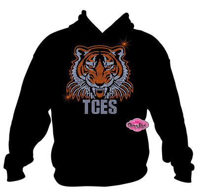 TCES Tiger Face Sweatshirt