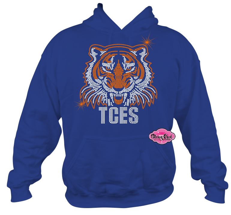 TCES Tiger Face Sweatshirt