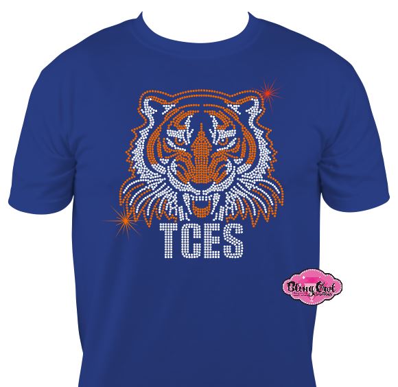 TCES Tiger Face Unisex Tshirt