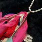 Tassle & Pearl Necklace Multi color