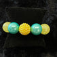 Teal & Yellow Bubble Bracelet - Young Girl
