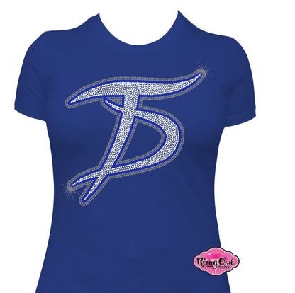 Drillers TD Logo Short Sleeve Womens Fitted Tshirt