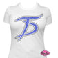 Drillers TD Logo Short Sleeve Womens Fitted Tshirt