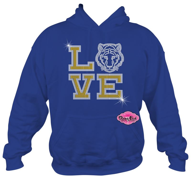 Tiger Love (Rhinestone Design)