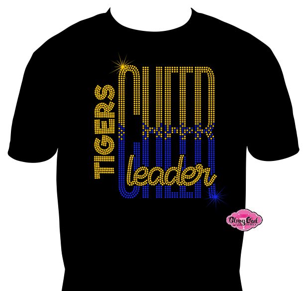 Tigers Cheerleader Tall Unisex Short Sleeve Adult Tshirt