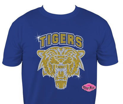 Tigers (name on top) Unisex Tshirt