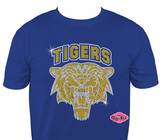 Tigers (name on top) Unisex Tshirt