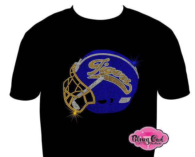 Tigers Helmet Short Sleeve Adult Unisex