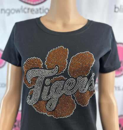 Tigers Paw Womens Fitted Tshirt (Sample)