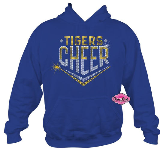 Tigers Arrow Cheer Sweatshirt Adult