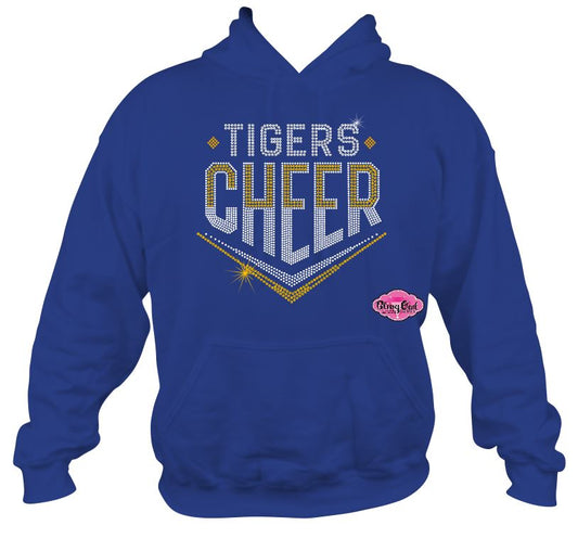 Tigers Arrow Cheer Sweatshirt Adult