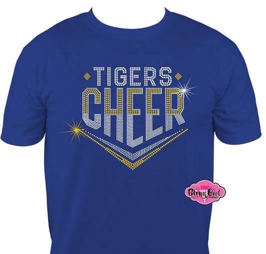 Tigers Arrow Cheer Unisex Adult Tshirt