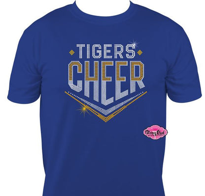 Tigers Arrow Cheer Unisex Adult Tshirt