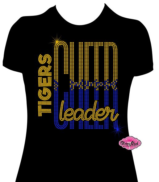 Tigers Cheerleader Tall Womens Fitted Adult