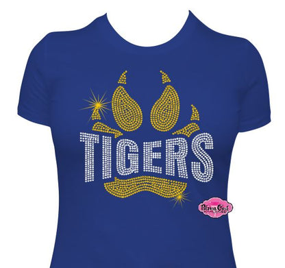 Tiger Paw Womens Fitted Tshirt