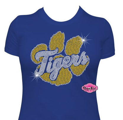 Tigers Paw 2 Womens Fitted Tshirt