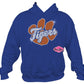 TCES Orange Tigers Paw Sweatshirt