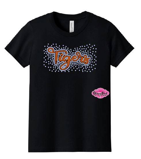 Tigers Scatter Youth Relaxed Fit Tshirt