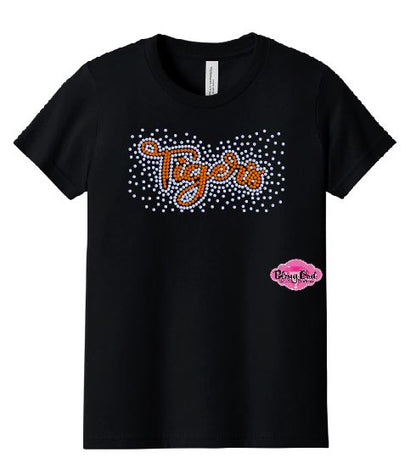 Tigers Scatter Youth Relaxed Fit Tshirt