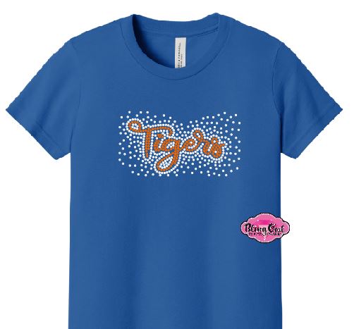 Tigers Scatter Youth Relaxed Fit Tshirt
