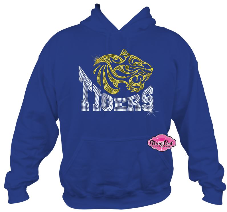 Tigers Side View Unisex Sweatshirt