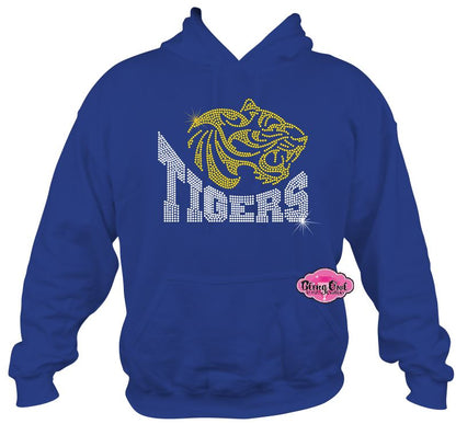 Tigers Side View Unisex Sweatshirt