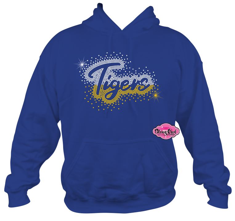 Tigers Cursive Scatter 1 Unisex Sweatshirt