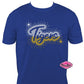 Tigers Cursive Scatter 1 Unisex Tshirt