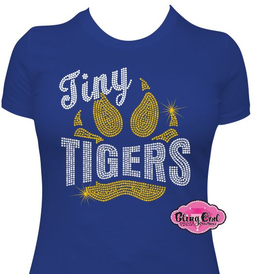 Tiny Tiger Paw Rhinestone