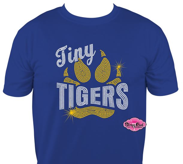 Tiny Tiger Paw Rhinestone