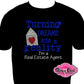 Real Estate Agent dreams Tshirt sparkle bling potential clients open houses networking events real estate market referrals tshirt