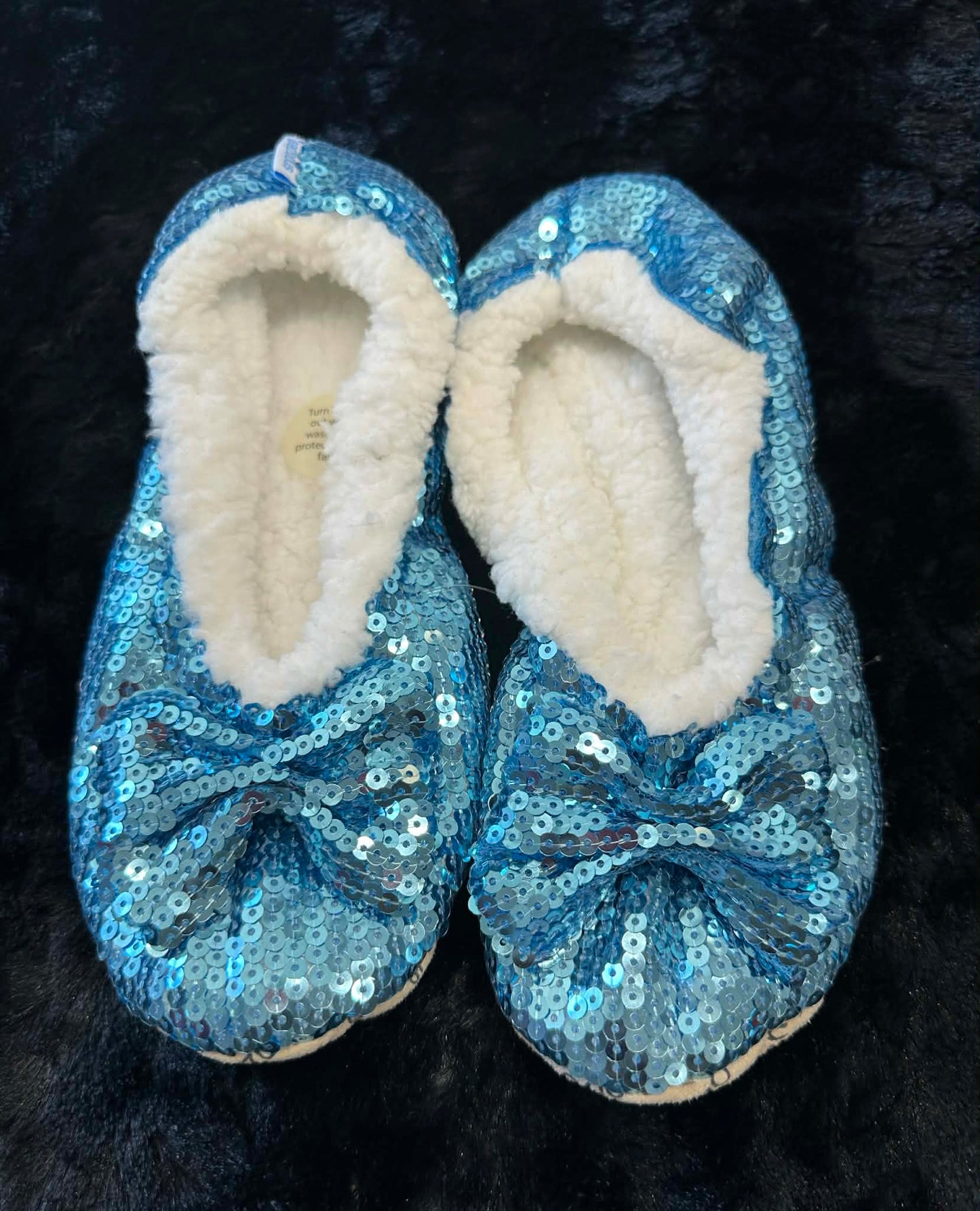 Sequin Slippers - Turquoise