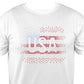 USA Scatter Flag Unisex Tshirt