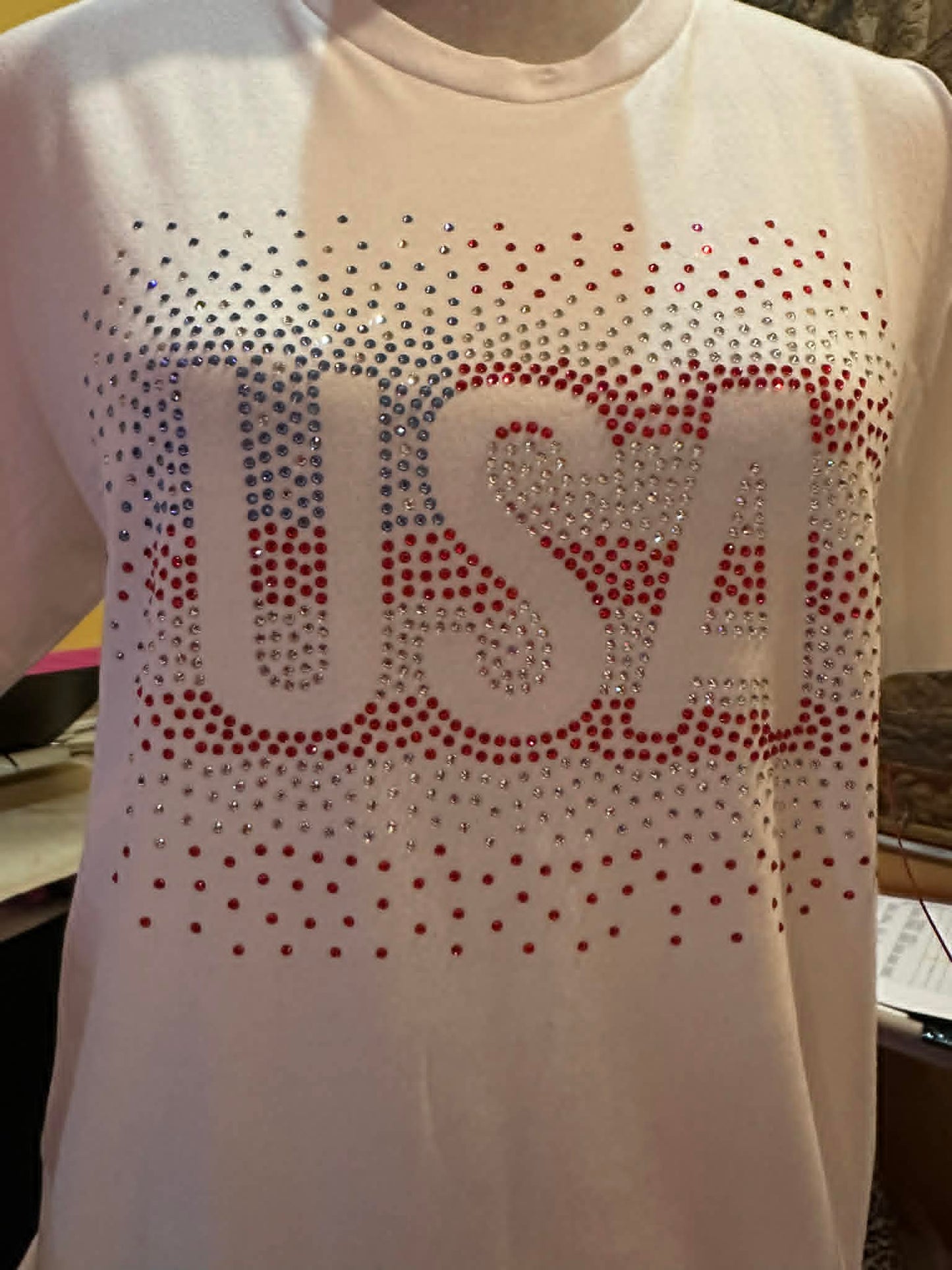 USA Scatter Flag Unisex Tshirt
