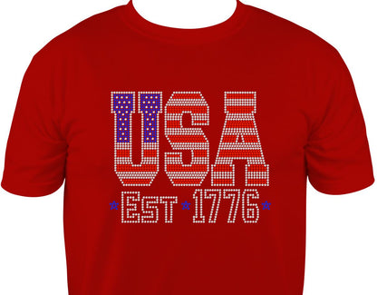 USA Est 1776 Unisex Tshirt