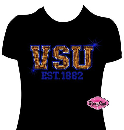 VSU Est 1882 Scoop Neck Womens Fitted