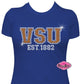VSU Est 1882 Scoop Neck Womens Fitted
