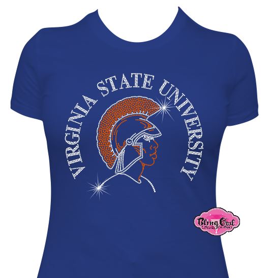 VSU Circle Logo Scoop Neck Womens Fitted