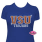 VSU Trojans Scoop Neck Womens Fitted