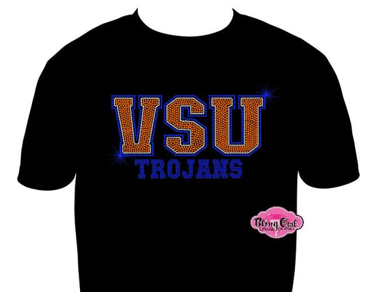 VSU Trojans Scoop Neck Unisex Tee