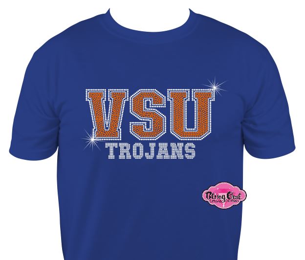 VSU Trojans Scoop Neck Unisex Tee