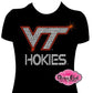 VT Virginia Tech Hokies Logo Fitted Tee