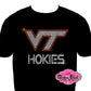 VT Virginia Tech Hokies Logo Scoop Neck Unisex Tee