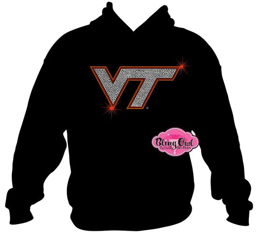 VT Virginia Tech VT Logo Hoodie Sweatshirt