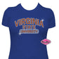 VSU Virginia State Arch Scoop Neck Womens Fitted