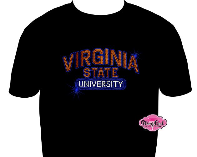 VSU Virginia State Arch Scoop Neck Unisex Tee
