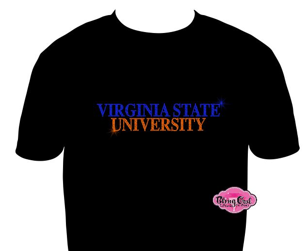 VSU Virginia State Small Line Scoop Neck Unisex Tee