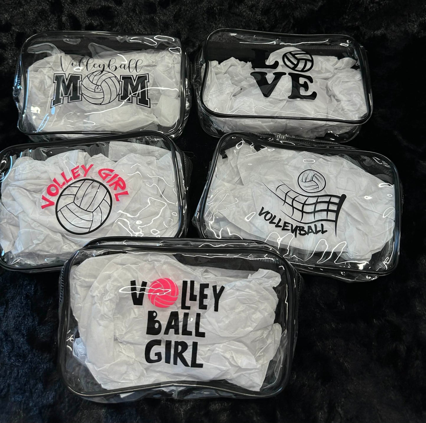 Volleyball Plastic Organizing Bags - Variety